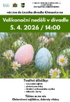 Velikonočn&iacute; neděle v lesn&iacute;m divadle plak&aacute;t