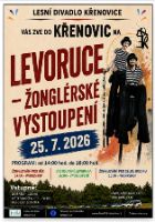 Pozv&aacute;nka  žongl&eacute;ři Levoruce